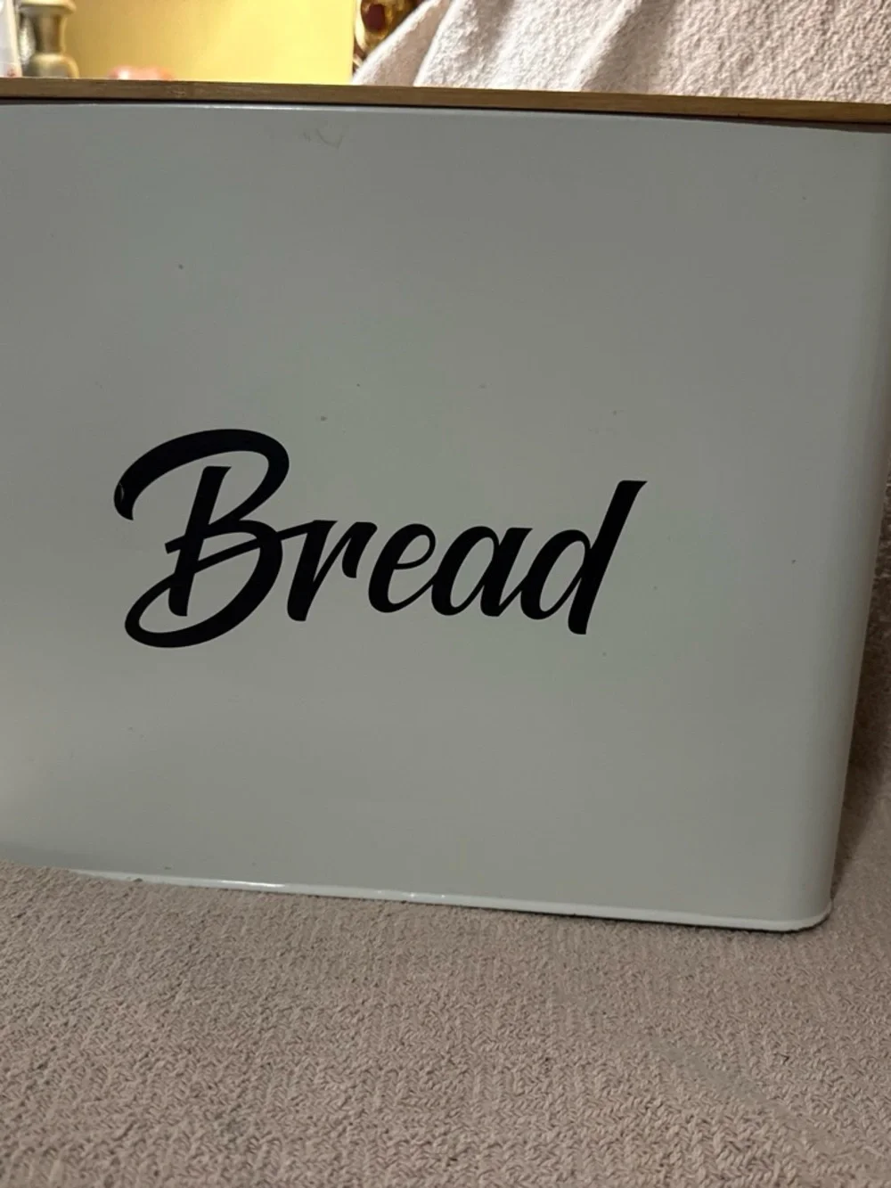 Classic White Bread Box - White Bread Storage Container